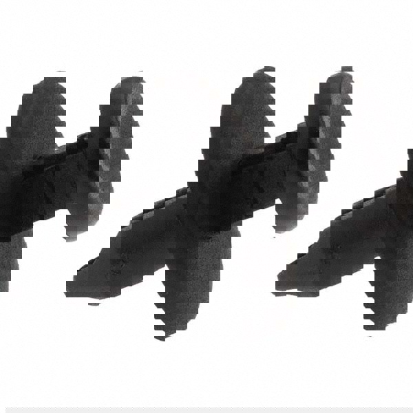 Push Mount Blind Rivet: Flat Head, Plastic Body, Nylon Mandrel